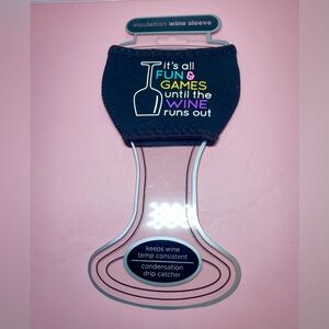 It’s All Fun & Games‎ Until the Wine Runs Out” – Insulated Bottle Cover
